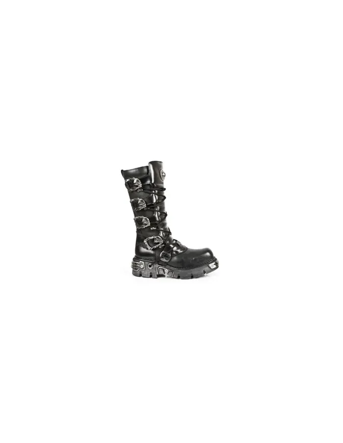 WomenMen Boot Metallic M402C10 New Rock High Boots