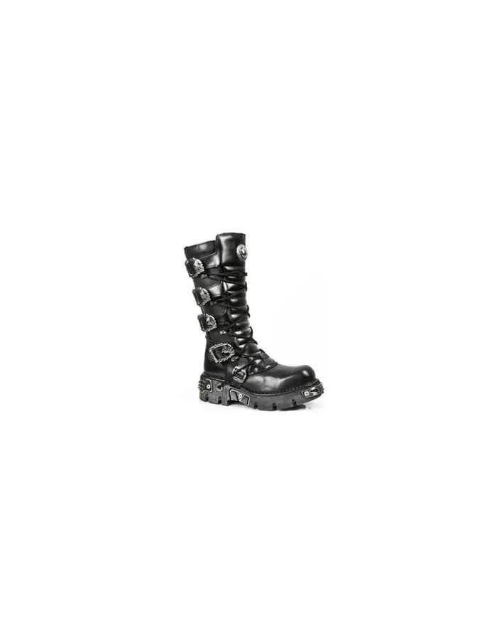 WomenMen Boot Metallic M402C10 New Rock High Boots