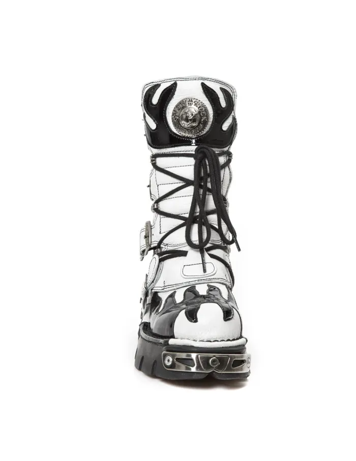 WomenMen Boot Metallic M591C7 New Rock Boots