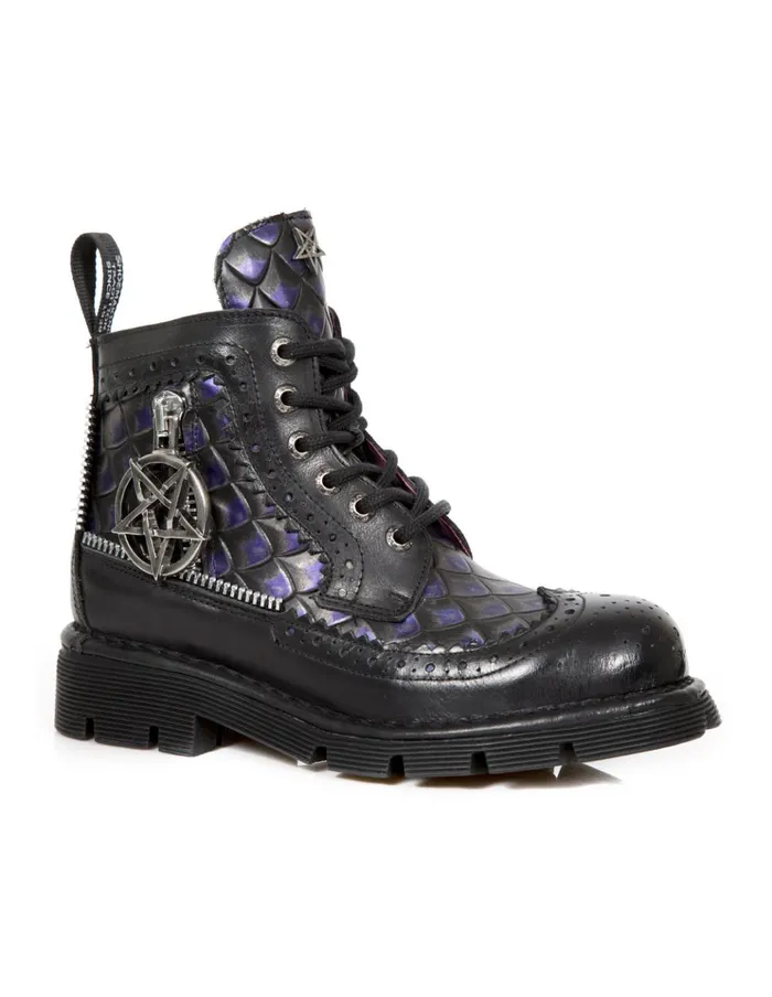 WomenMen Boot Metallic MMili122C1 New Rock Boots