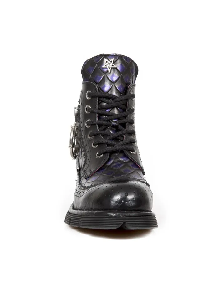 WomenMen Boot Metallic MMili122C1 New Rock Boots