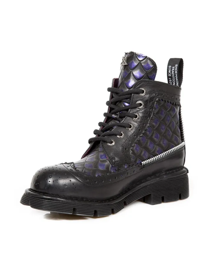 WomenMen Boot Metallic MMili122C1 New Rock Boots