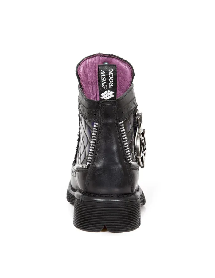 WomenMen Boot Metallic MMili122C1 New Rock Boots