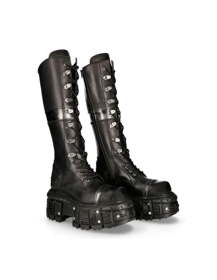 WomenMen High Boot Imperfect MTank004C7 New Rock Boots