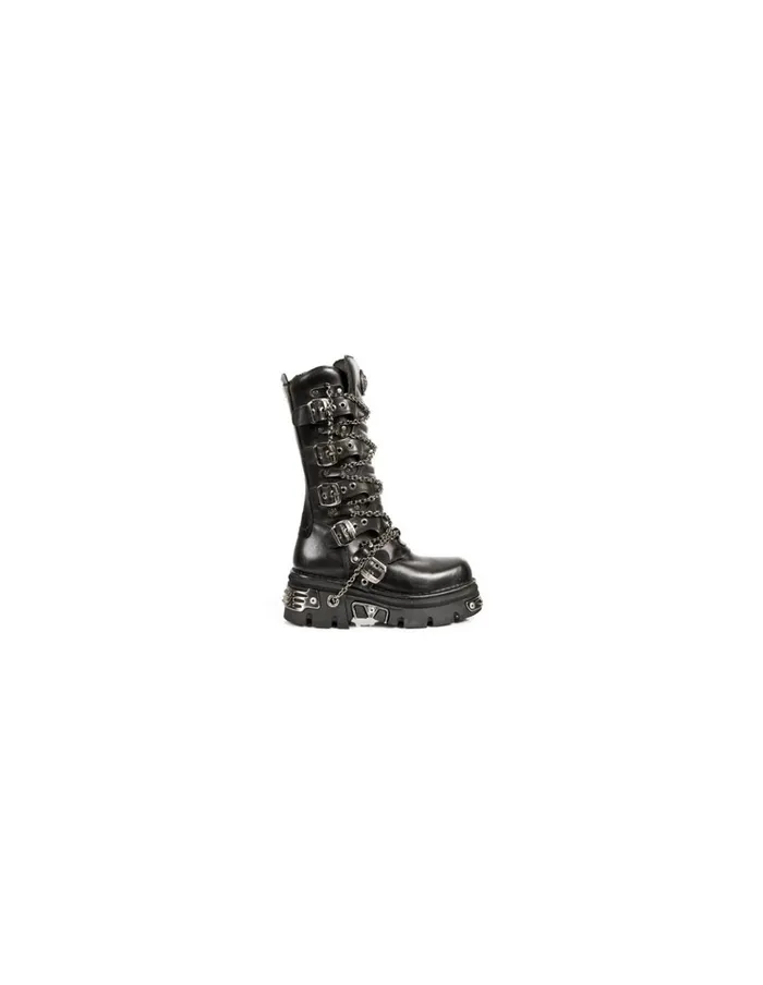 WomenMen High Boot Metallic M1013C10 New Rock High Boots
