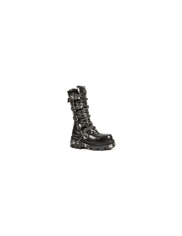WomenMen High Boot Metallic M1013C10 New Rock High Boots