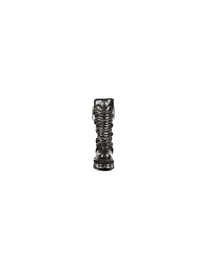 WomenMen High Boot Metallic M1013C10 New Rock High Boots