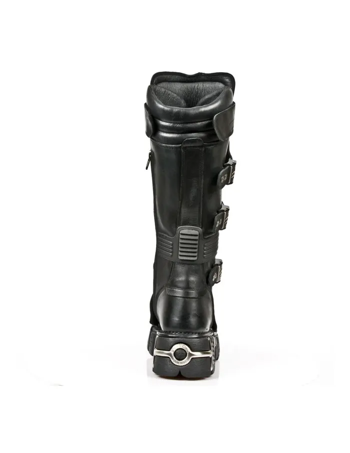 WomenMen High Boot Metallic M1024S1 New Rock High Boots