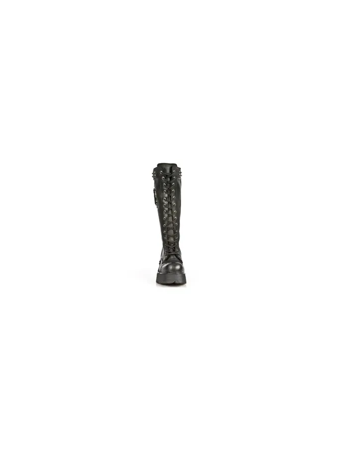 WomenMen High Boot Metallic M1031C1 New Rock Boots