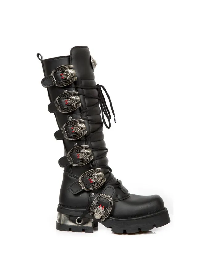 WomenMen High Boot Metallic M272C4 New Rock High Boots