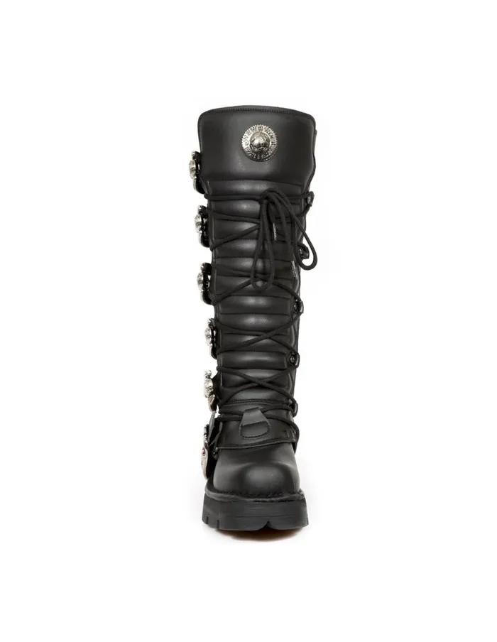 WomenMen High Boot Metallic M272C4 New Rock High Boots