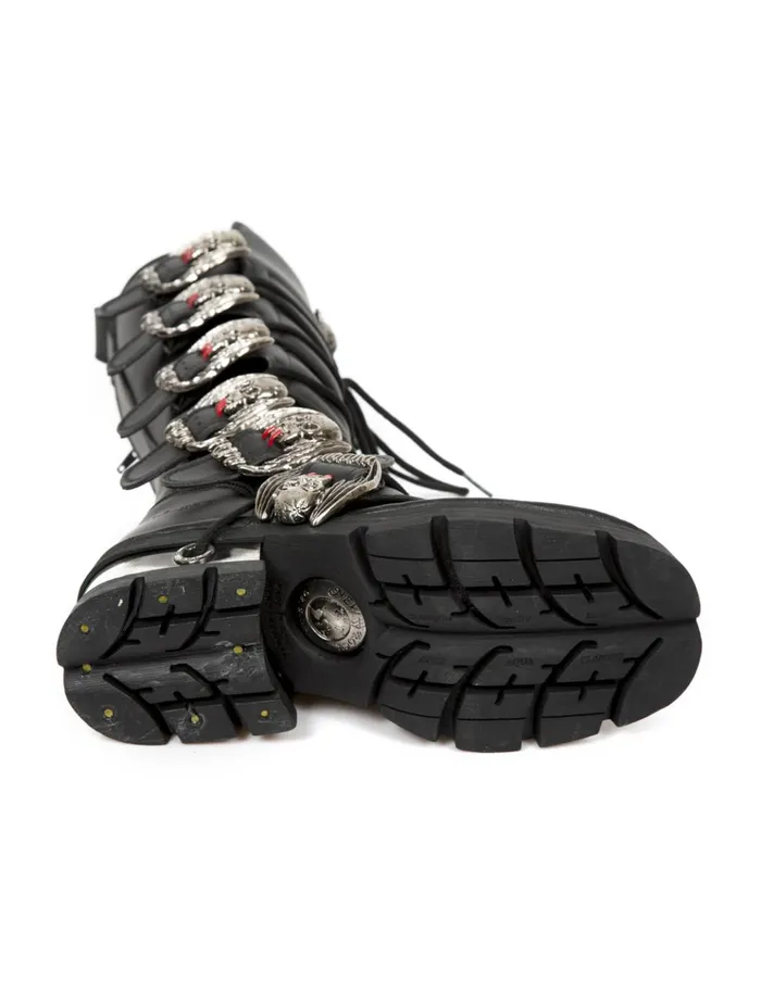 WomenMen High Boot Metallic M272C4 New Rock High Boots