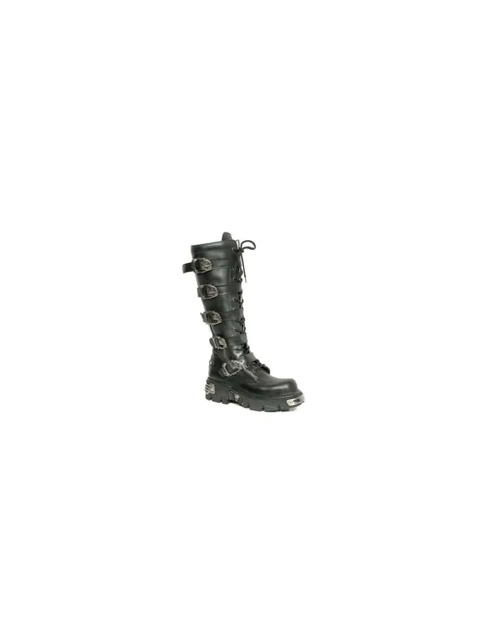 WomenMen High Boot Metallic M709C1 New Rock High Boots