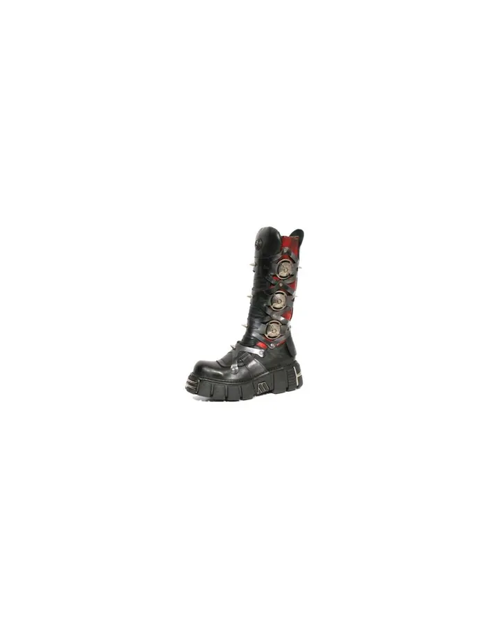 WomenMen High Boot Metallic M735C2 New Rock High Boots