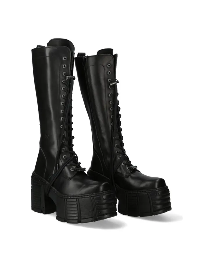 WomenMen MTm002C2 New Rock High Heels