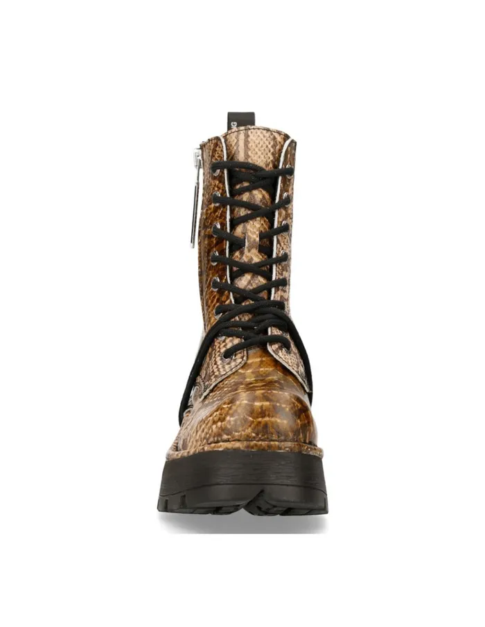 WomenMen Metallic M1045C9 New Rock Boots