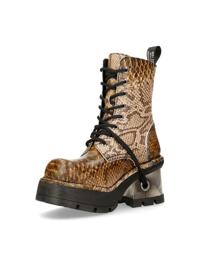 WomenMen Metallic M1045C9 New Rock Boots
