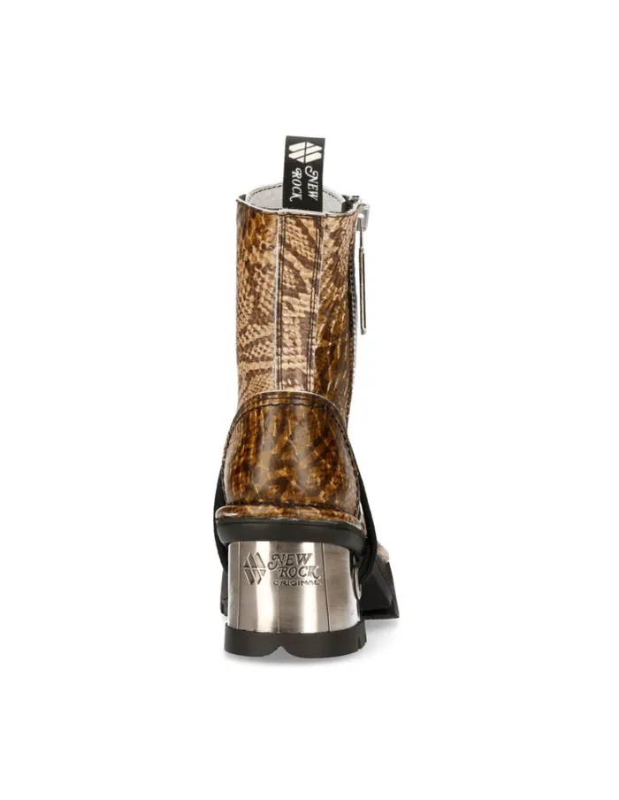 WomenMen Metallic M1045C9 New Rock Boots