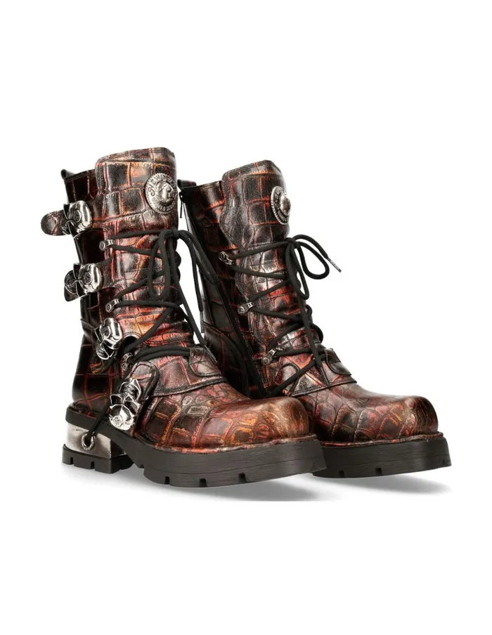 WomenMen Metallic M373czC103 New Rock Boots