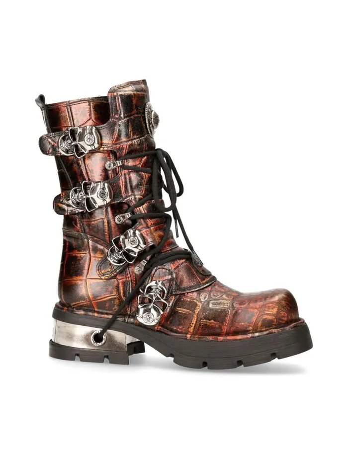 WomenMen Metallic M373czC103 New Rock Boots