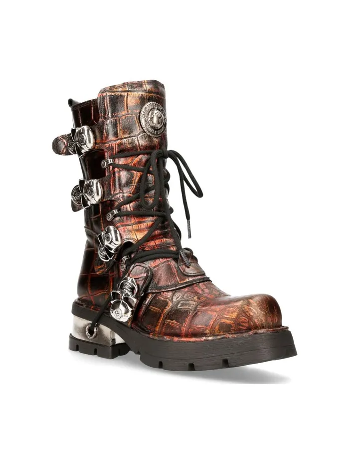 WomenMen Metallic M373czC103 New Rock Boots