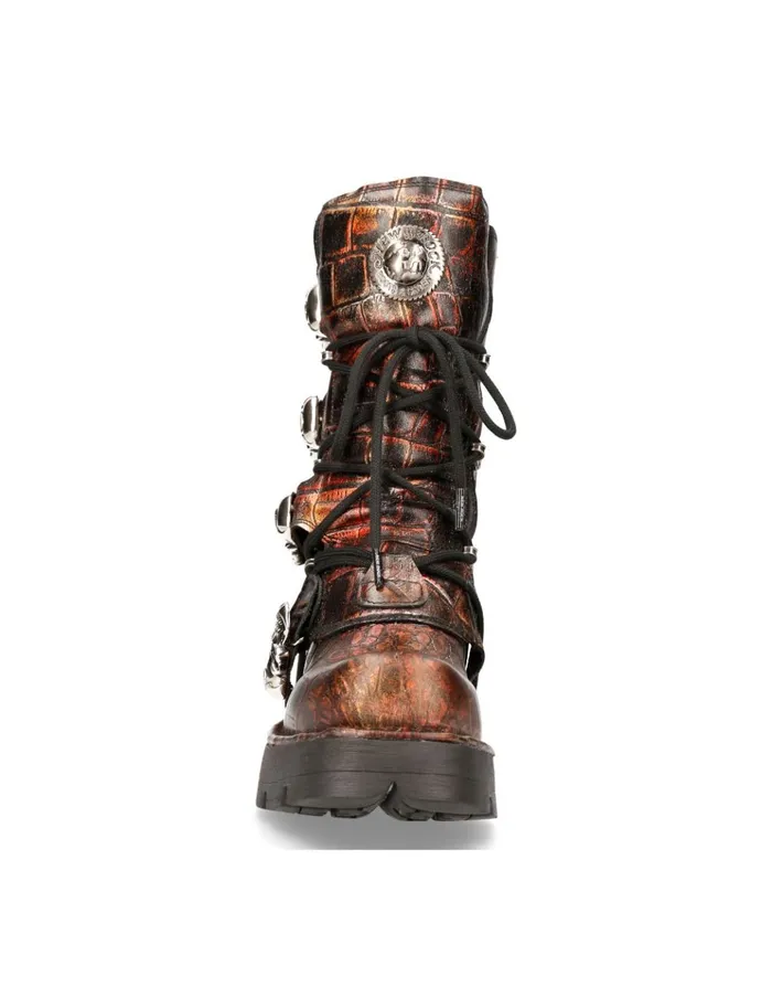 WomenMen Metallic M373czC103 New Rock Boots
