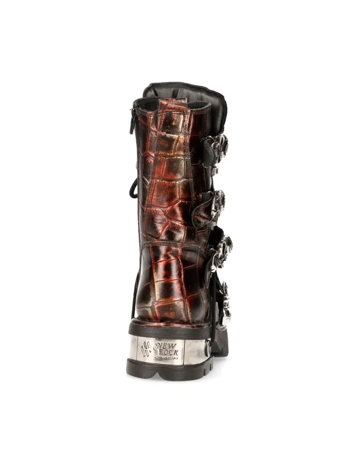 WomenMen Metallic M373czC103 New Rock Boots