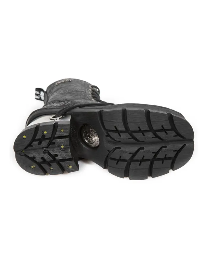 WomenMen Metallic M8355C20 New Rock Boots