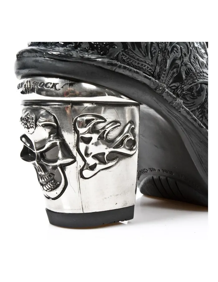 WomenMen Metallic M8358S1 New Rock Boots