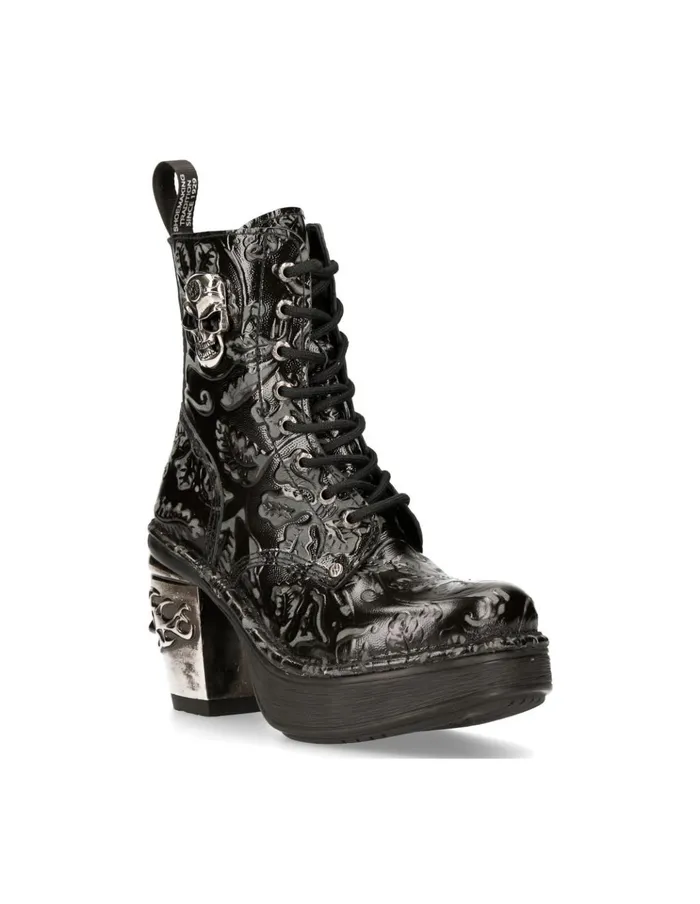 WomenMen Metallic M8358S1 New Rock Boots