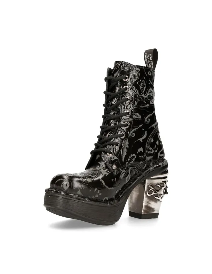 WomenMen Metallic M8358S1 New Rock Boots