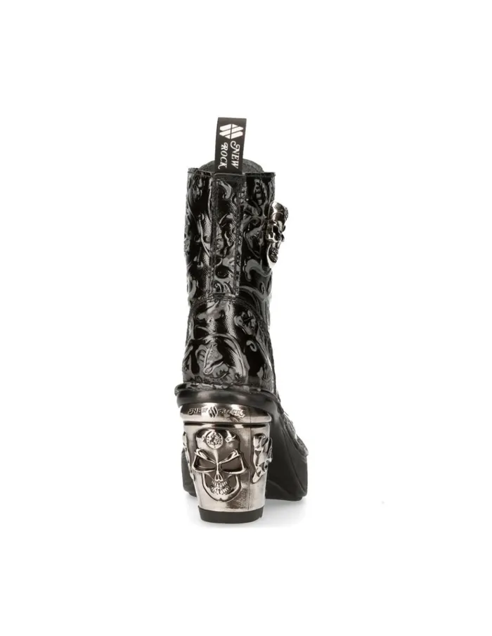 WomenMen Metallic M8358S1 New Rock Boots
