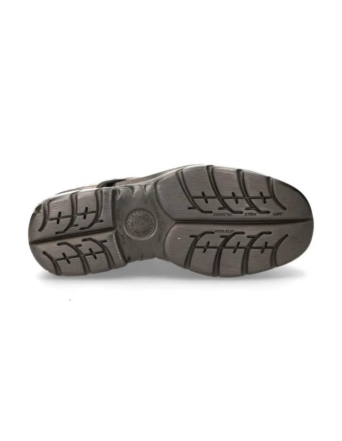 WomenMen Shoe Metallic M1075C4 New Rock Booties