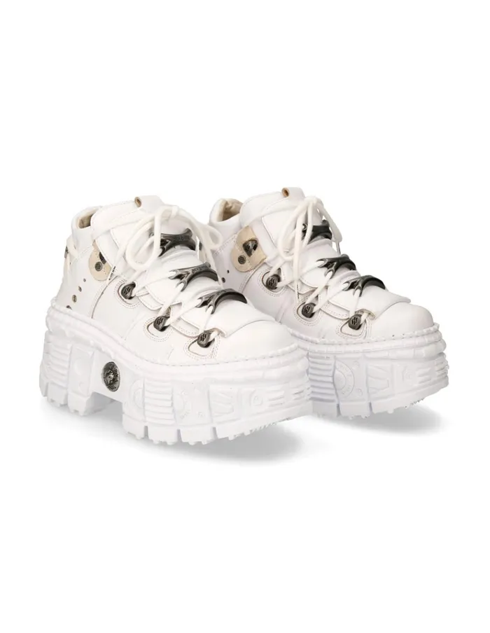 WomenMen Shoe Tank With Laces MWall106S3 New Rock Platform