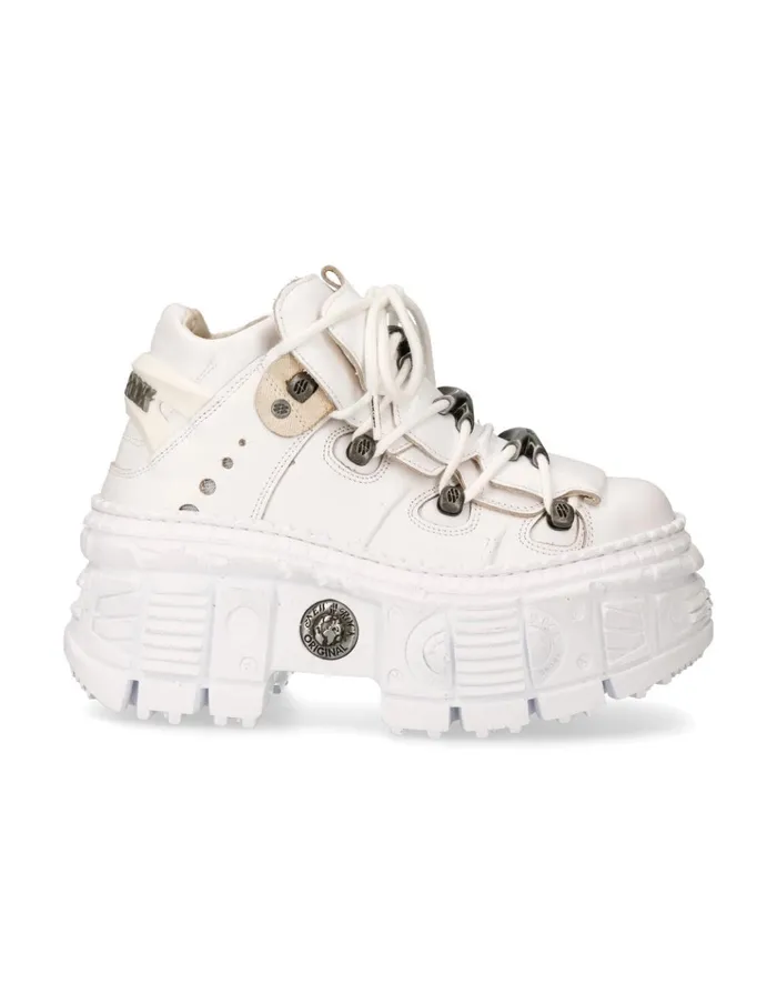 WomenMen Shoe Tank With Laces MWall106S3 New Rock Platform