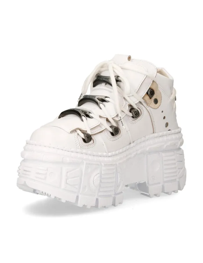 WomenMen Shoe Tank With Laces MWall106S3 New Rock Platform