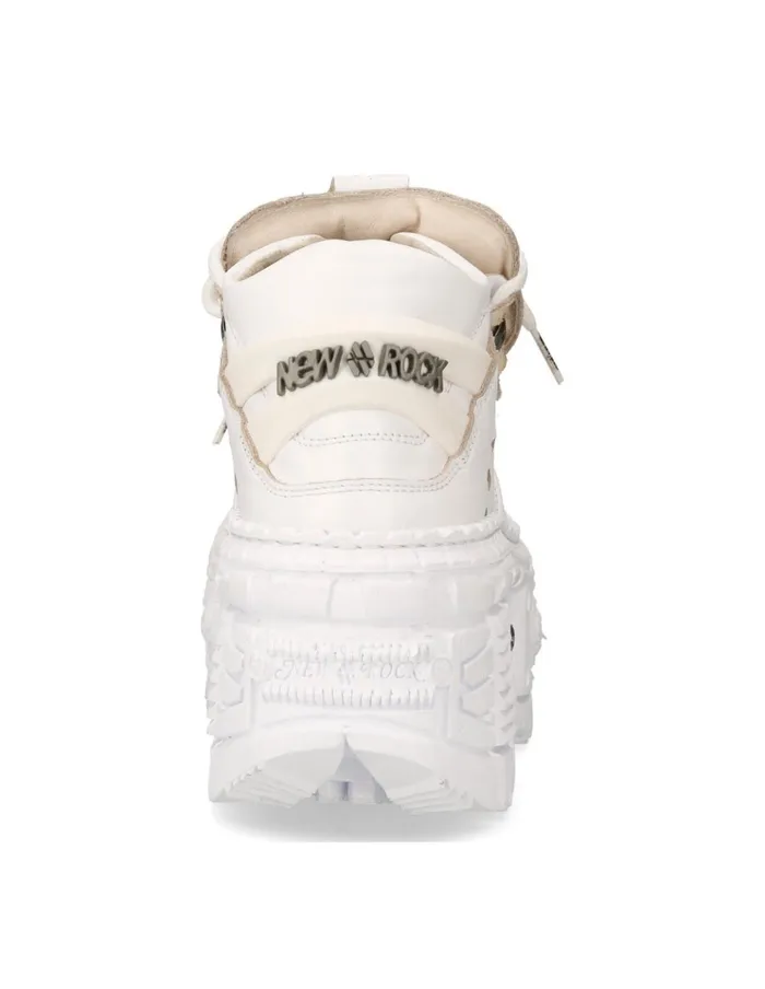 WomenMen Shoe Tank With Laces MWall106S3 New Rock Platform