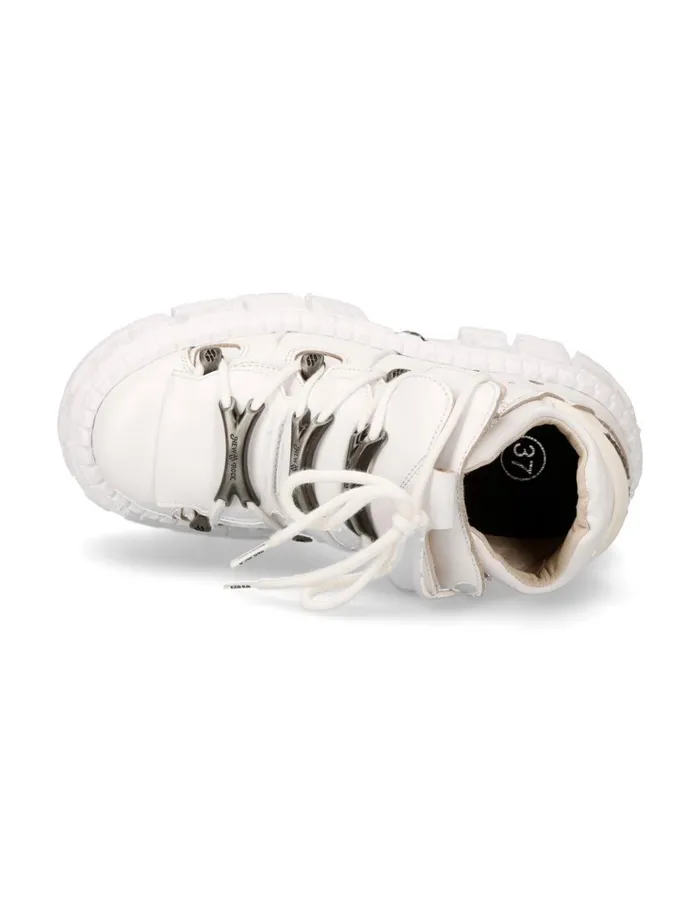 WomenMen Shoe Tank With Laces MWall106S3 New Rock Platform