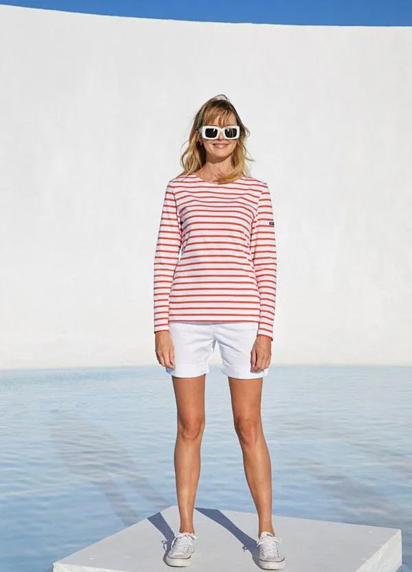 Women MINQUIDAME White Tangerine Saint James New Summer Collection