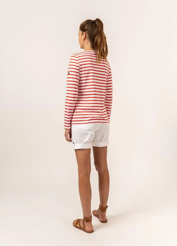 Women MINQUIDAME White Tangerine Saint James New Summer Collection Women MINQUIDAME White Tangerine Saint James New Summer Collection