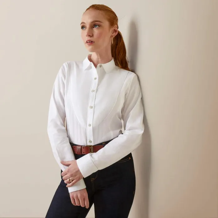 Women Muir Blouse White Ariat TShirts and Tops