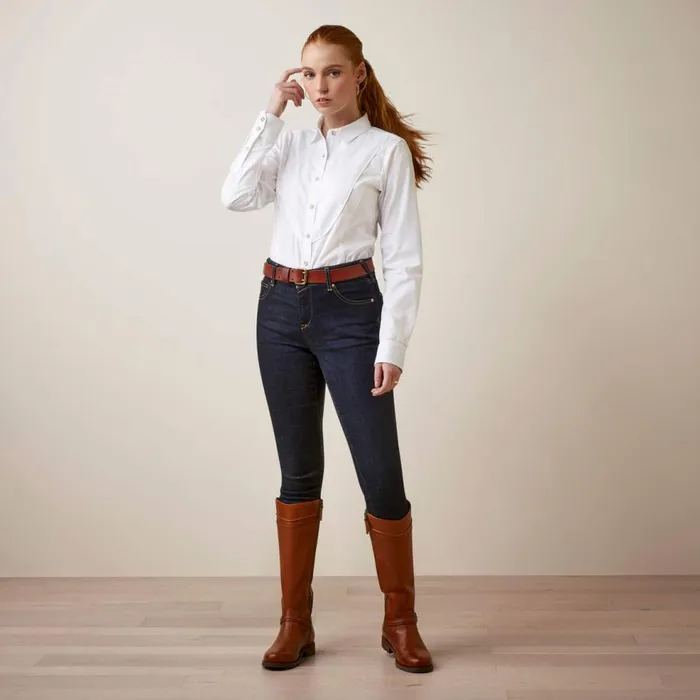 Women Muir Blouse White Ariat TShirts and Tops Women Muir Blouse White Ariat TShirts and Tops