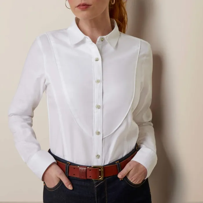 Women Muir Blouse White Ariat TShirts and Tops Women Muir Blouse White Ariat TShirts and Tops