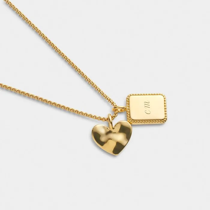 Women Mum039 Waterproof Gold Charm Necklace Katie Loxton Personalised Jewellery Gifts