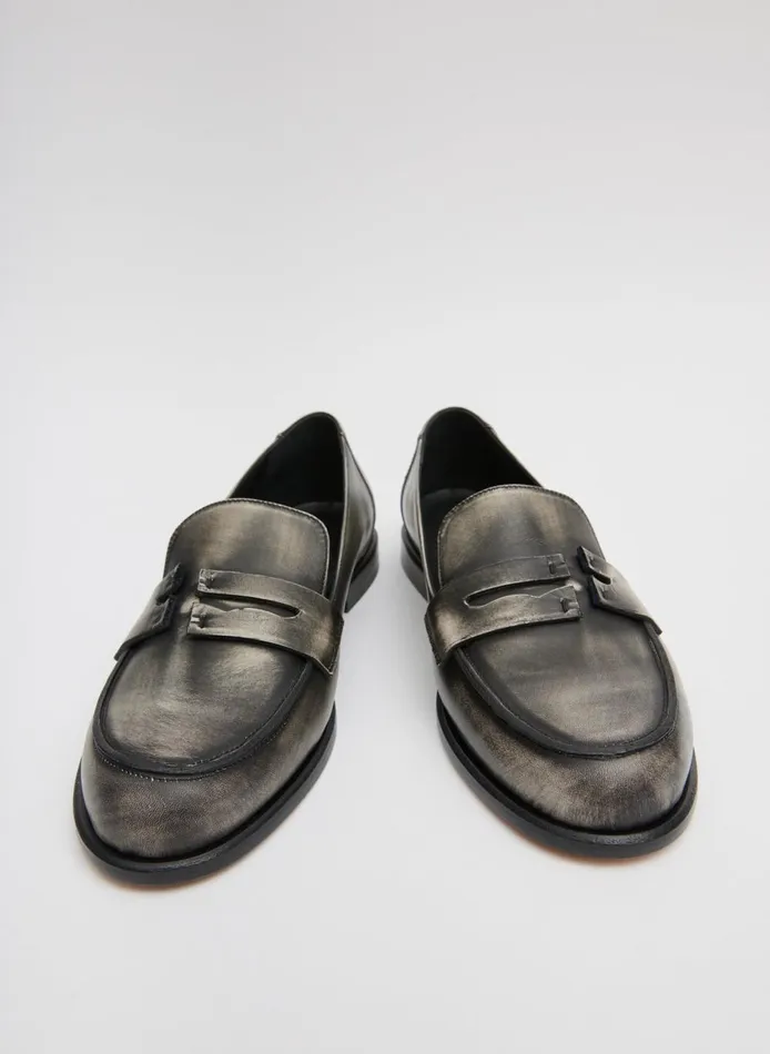Women Nacho Loafer Blackwhite Tibi Flats