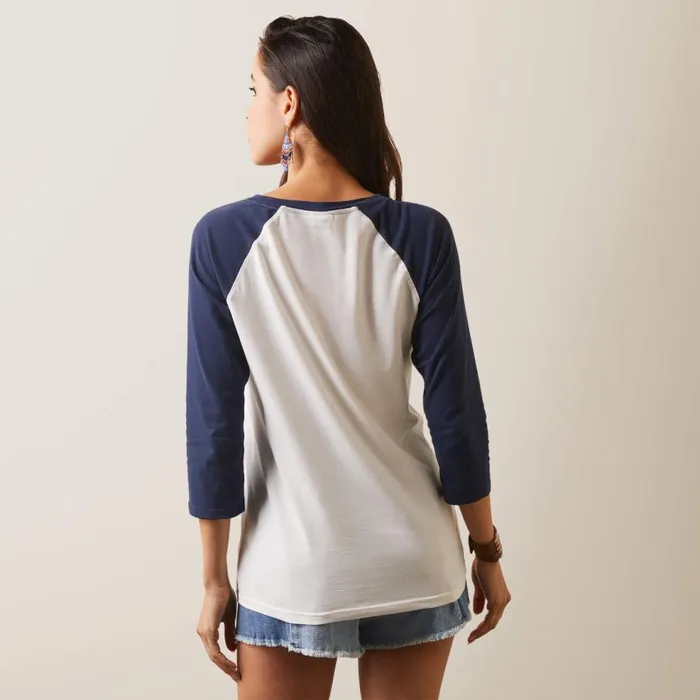 Women Painted Dreams TShirt Coconut Milknavy Ariat TShirts and Tops Women Painted Dreams TShirt Coconut Milknavy Ariat TShirts and Tops
