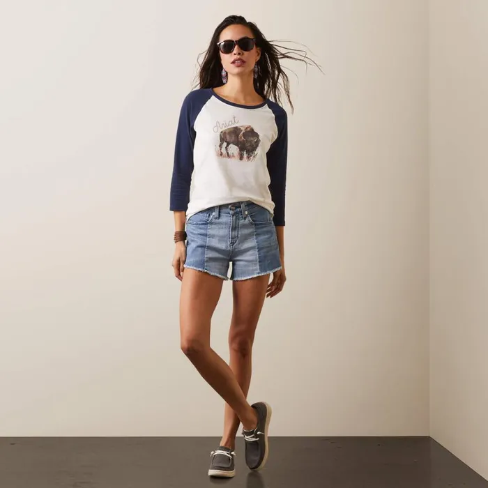 Women Painted Dreams TShirt Coconut Milknavy Ariat TShirts and Tops Women Painted Dreams TShirt Coconut Milknavy Ariat TShirts and Tops