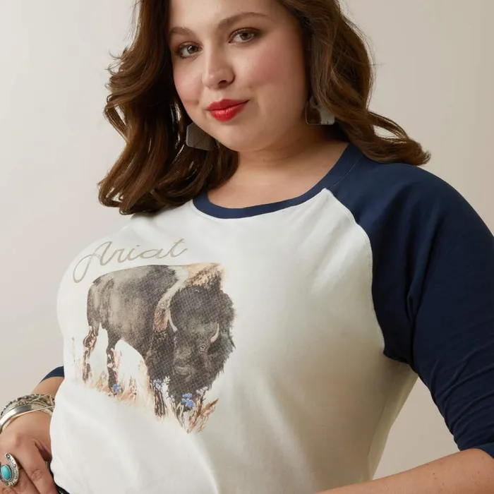 Women Painted Dreams TShirt Coconut Milknavy Ariat TShirts and Tops Women Painted Dreams TShirt Coconut Milknavy Ariat TShirts and Tops