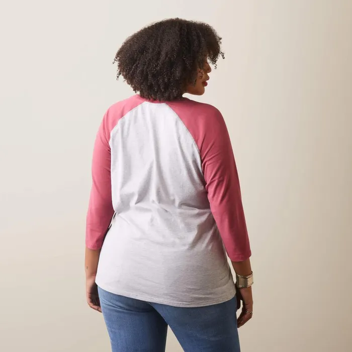 Women Painted Dreams TShirt Light Heather Greyearth Red Ariat TShirts and Tops Women Painted Dreams TShirt Light Heather Greyearth Red Ariat TShirts and Tops