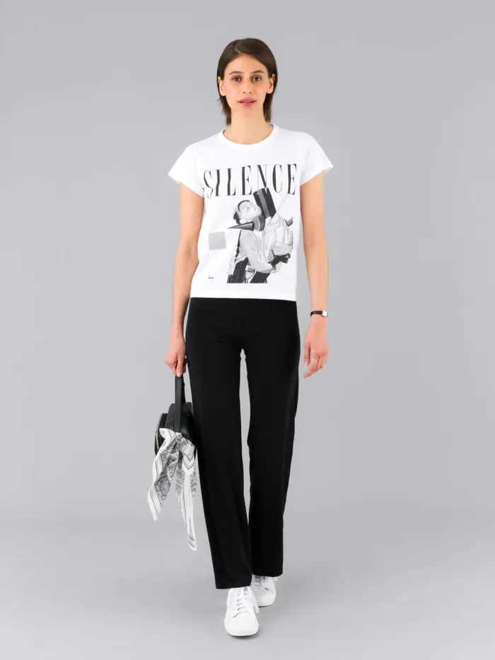 Women Pants and Jeans Agns B Black Viscose Sail Pants